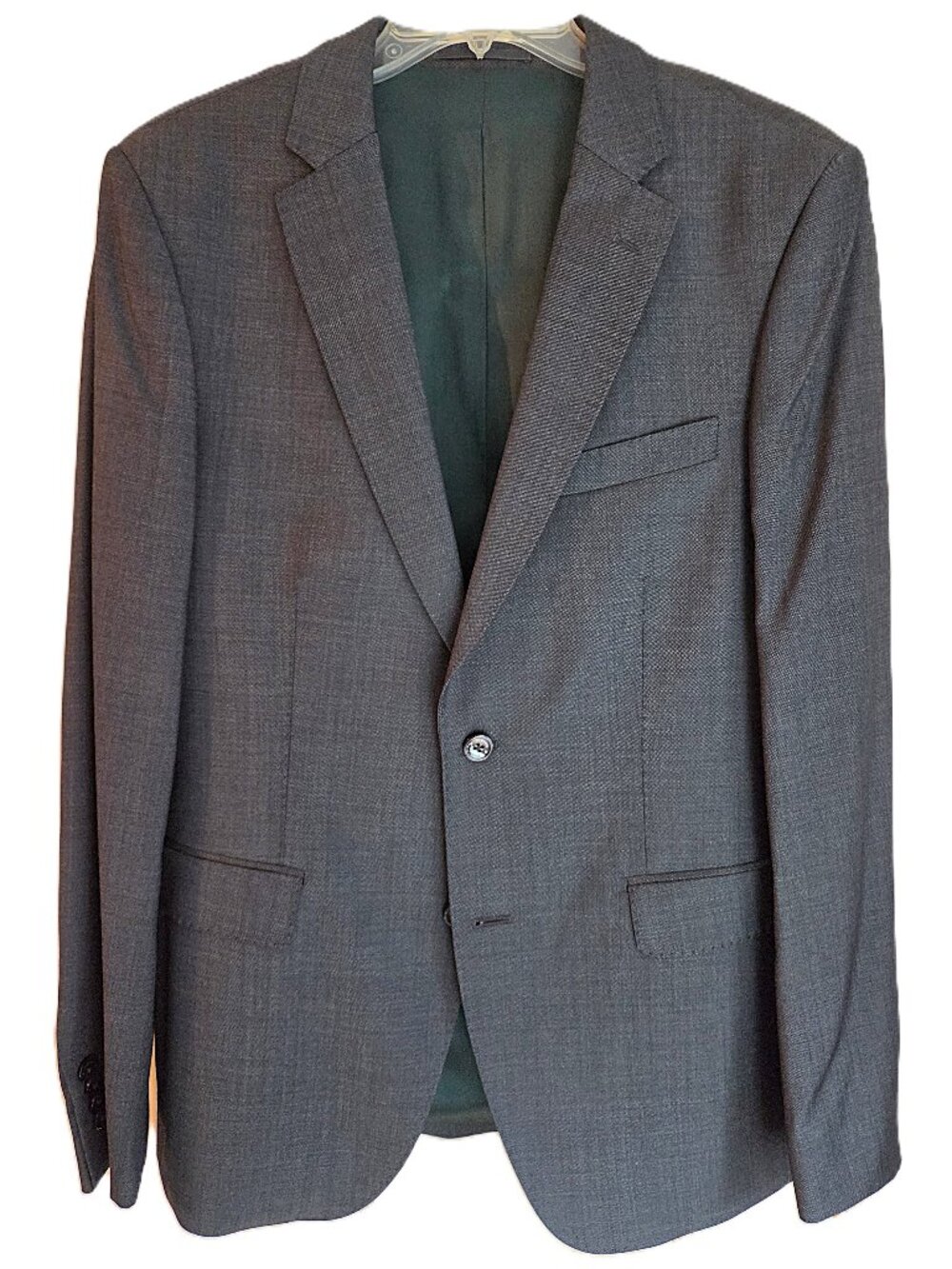Roberto Verino Men’s Grey 100% Virgin Wool Suit – Brand New – Slim Fit – EUR 50